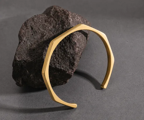 Hexagon Golden Bracelet