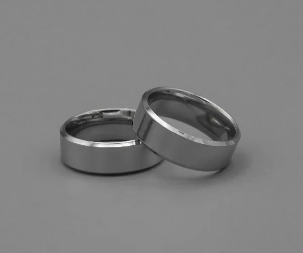 Classic Stainless Steel Band Ring for Men