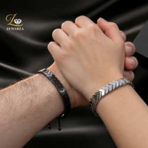 Chevron Couple Bracelet Set
