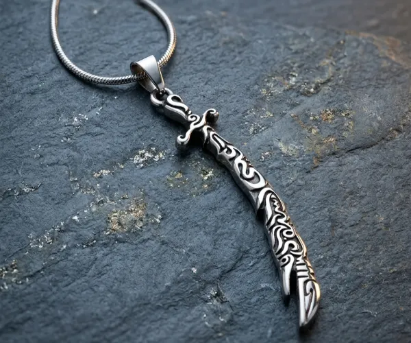 Zulfiqar Sword Pendant Necklace